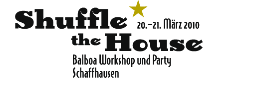 Logo Shuffle the House Balboa Workshop